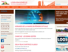 Tablet Screenshot of loos-en-gohelle.fr